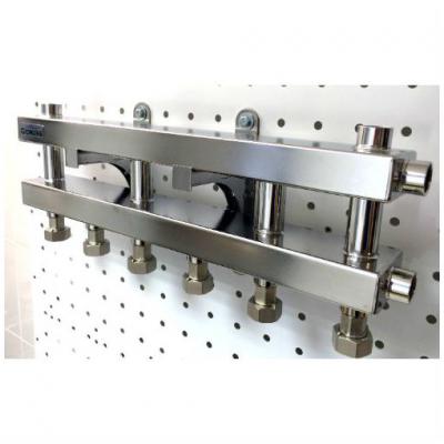 Модульный коллектор отопления Gidruss MKSS-40-4D (без гидрострелки 4 контура G 3/4'')